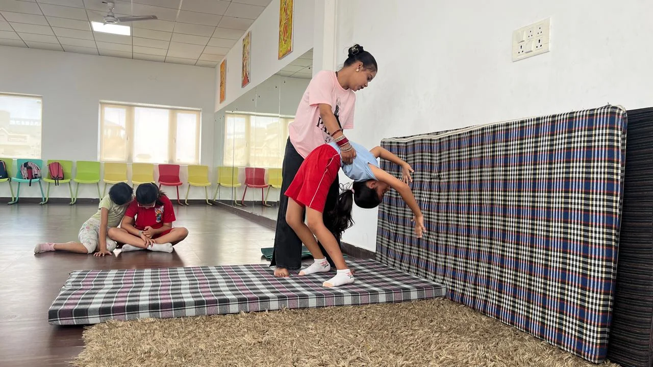 Self Defence & Taekwondo class at B.P. Jain Skill Development Center