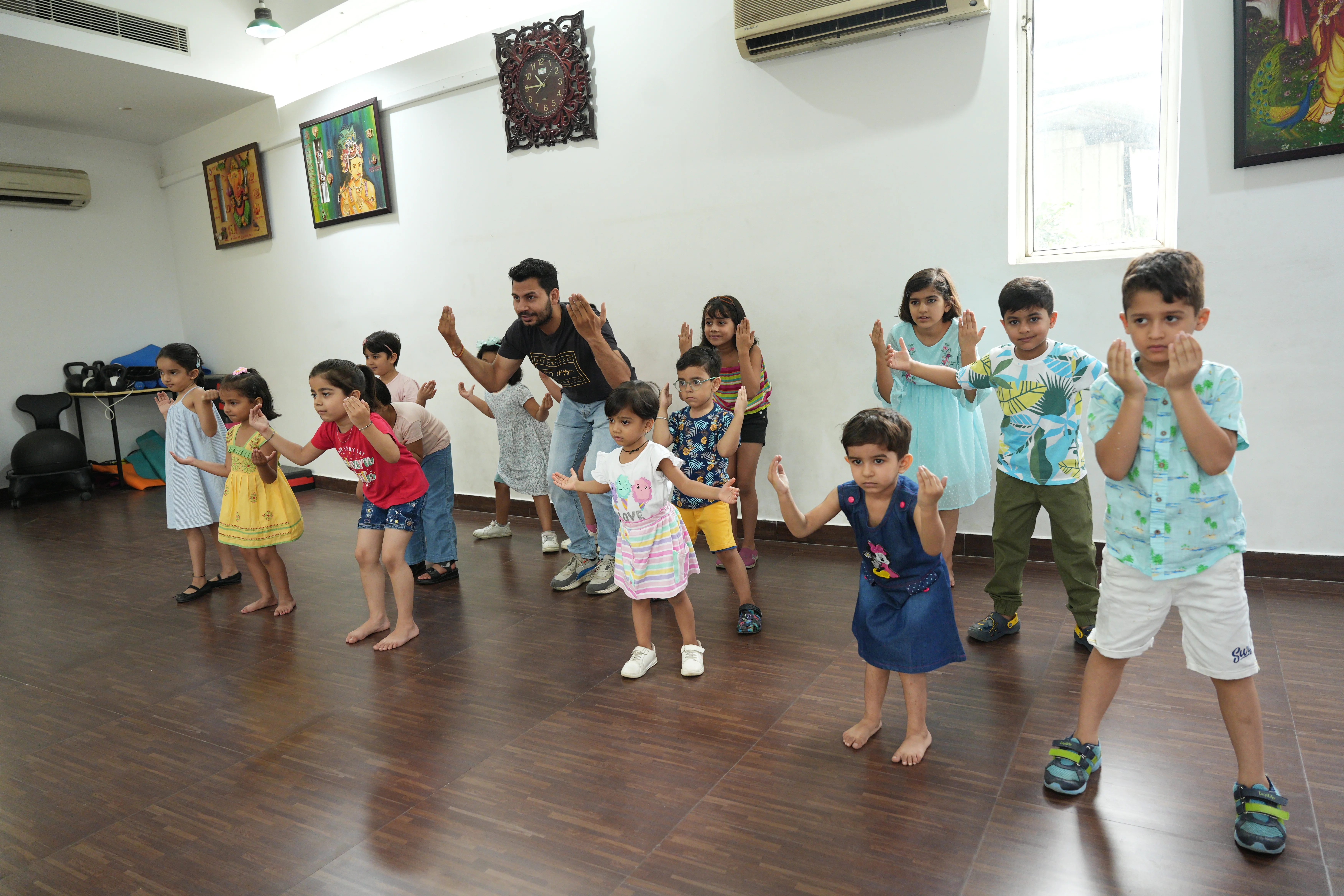 Bollywood Dance class at B.P. Jain Skill Development Center