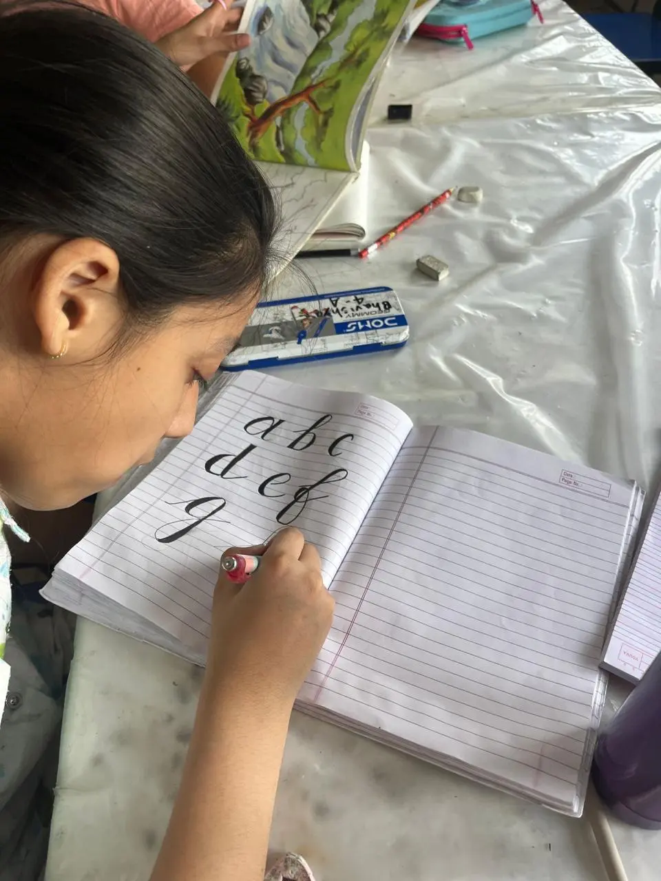 Calligraphy session photo 2