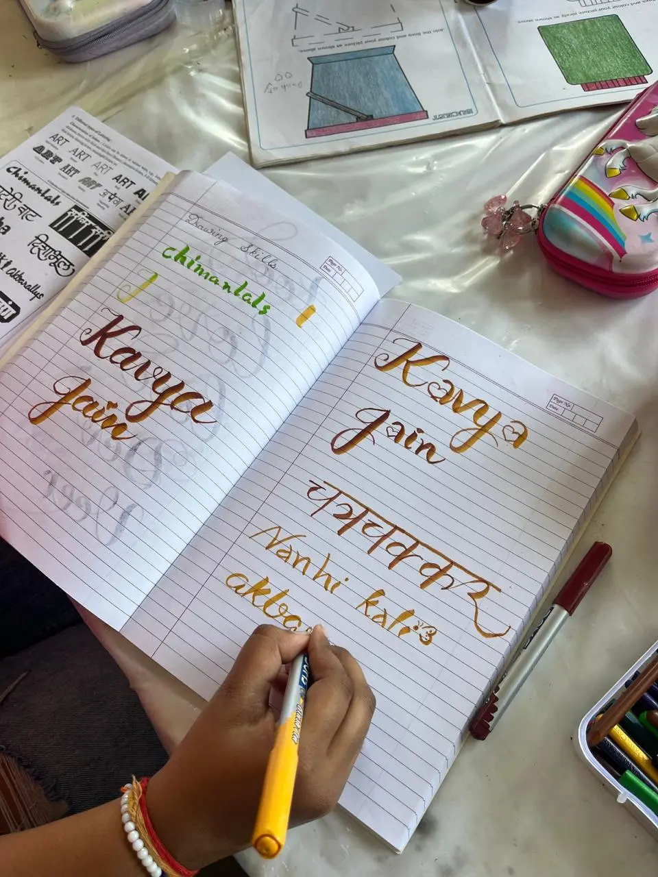 Calligraphy session photo 6